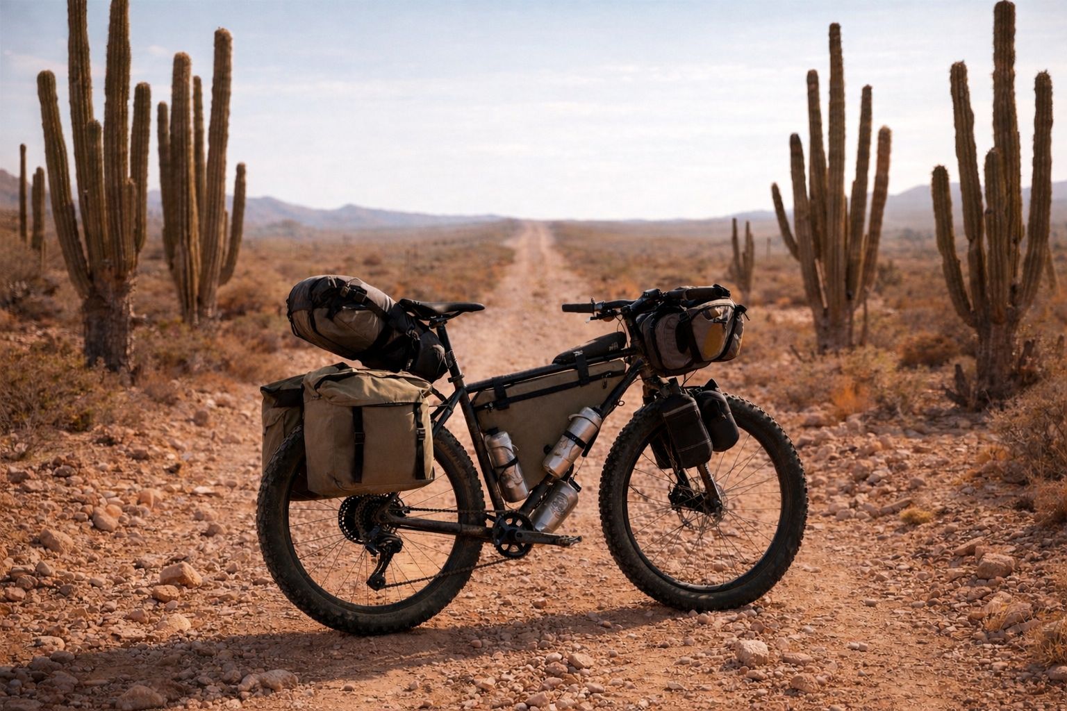 Setup expedition in Baja Divide